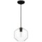 Access Lighting Clarity, LED Pendant, Black Finish, Clear Glass 29011LEDDLP-BL/CLR - alternate 2